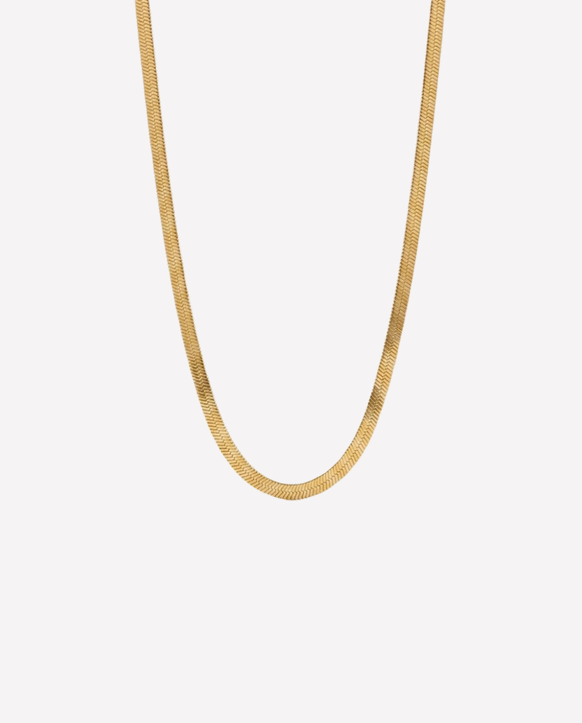 Snake chain - 18k guldbelagt