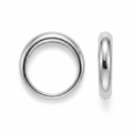 Bubble Ring sølvfarvet
